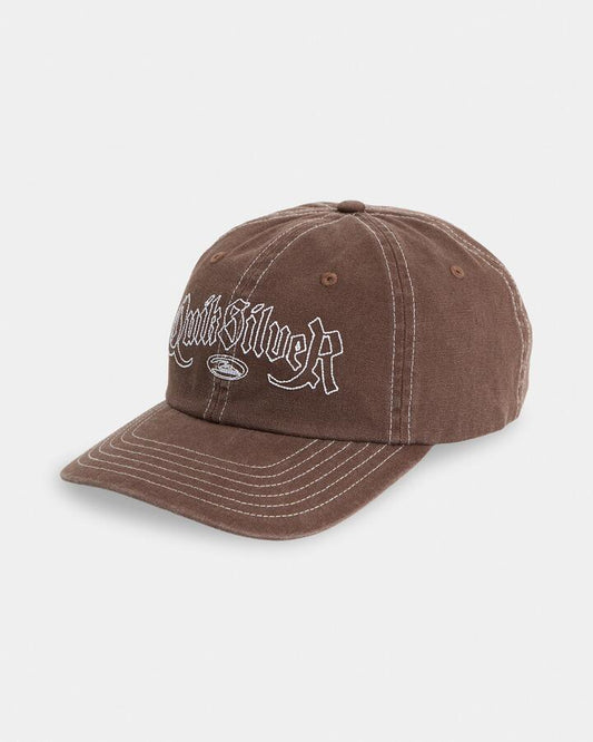 Image of Hats. Product name - Quiksilver Mens Drifter 6P Special Strapback Cap Java in Java colour by brand - Quiksilver