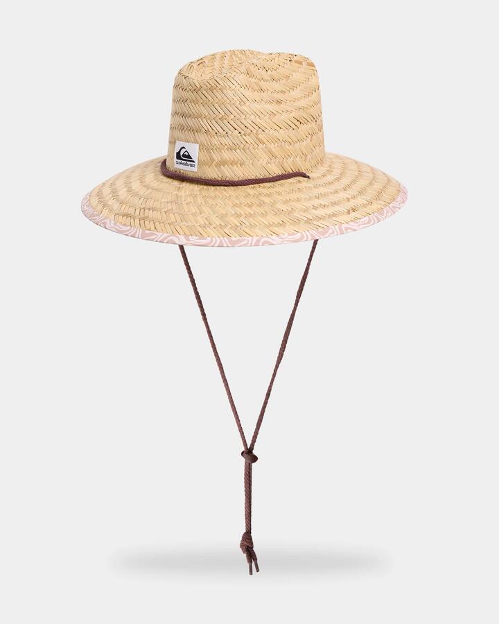 Image of Hats. Product name - Quiksilver Womens Coastal Straw Hat Natural in Natural colour by brand - Quiksilver