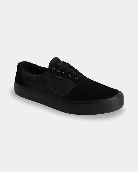 Image of Sneakers. Product name - Kustom Mens Area Sneakers Black in Black colour by brand - Kustom