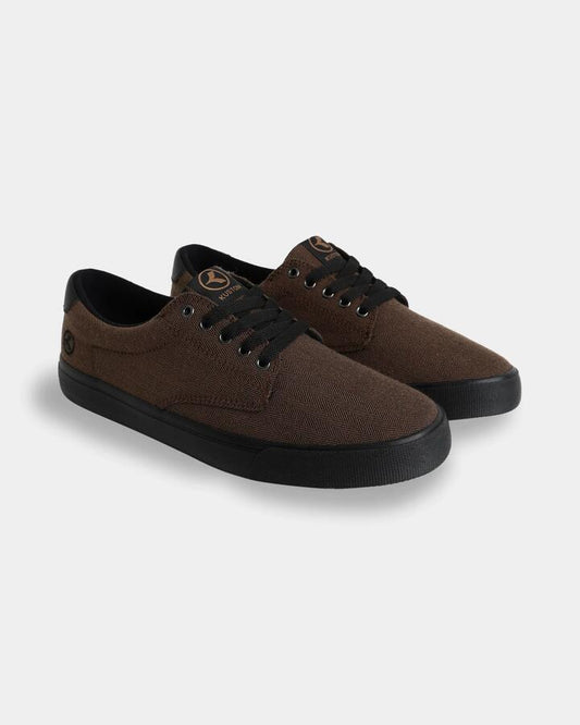 Image of Sneakers. Product name - Kustom Mens Asmus Sneakers Black Choco in Black Choco colour by brand - Kustom