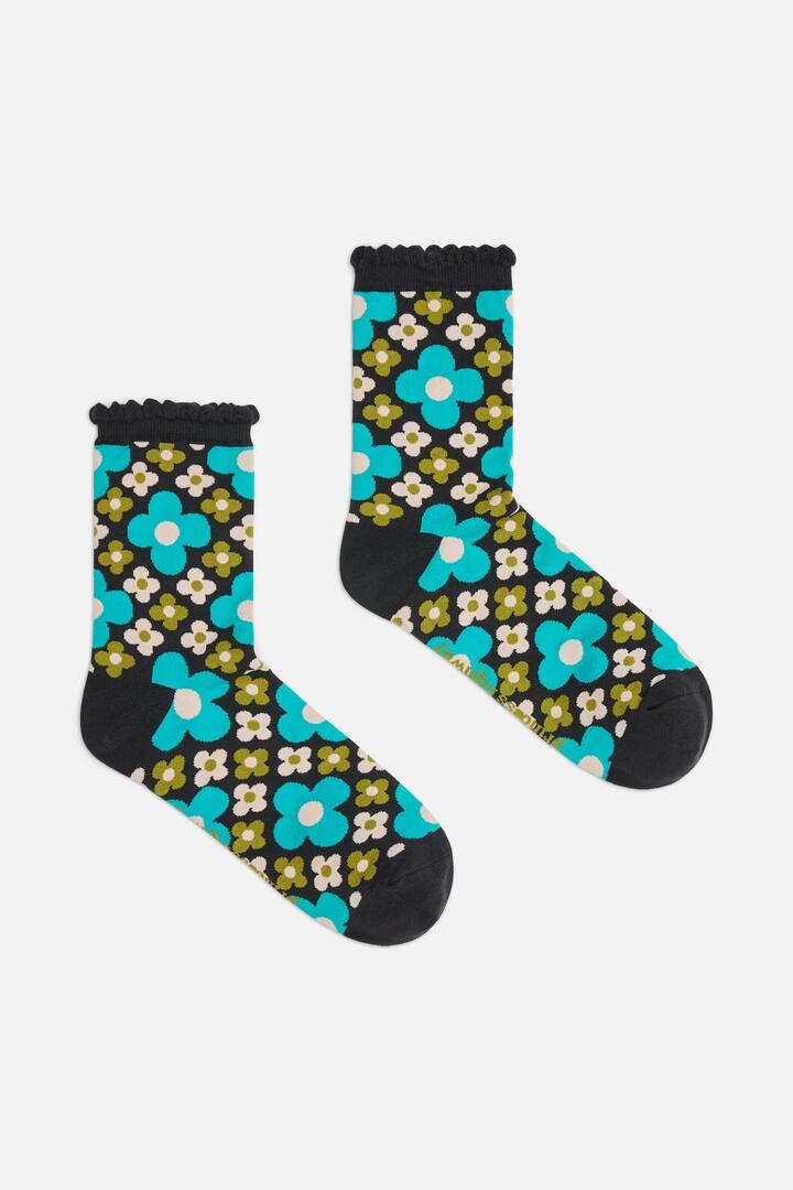 Image of Socks. Product name - Navy Mimi Sock in Navy colour by brand - Princess Highway
