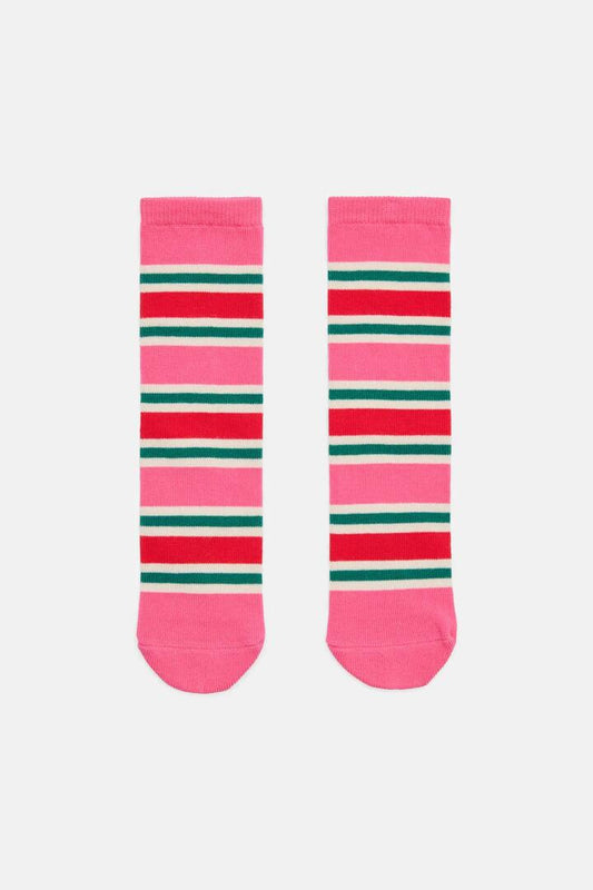 Image of Socks. Product name - Retro Stripe Kids Sock in Multi colour by brand - Gorman