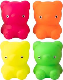 Image of Toys. Product name - Fluro Friend Squishy Bear in colour by brand - Toymate