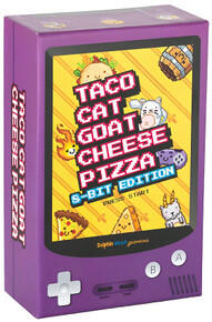Image of Games. Product name - Taco Cat Goat Cheese Pizza 8-Bit Edition Card Game in colour by brand - Toymate