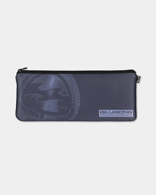 Image of Accessories. Product name - Billabong Mens Large Pencil Case Navy in Navy colour by brand - Billabong