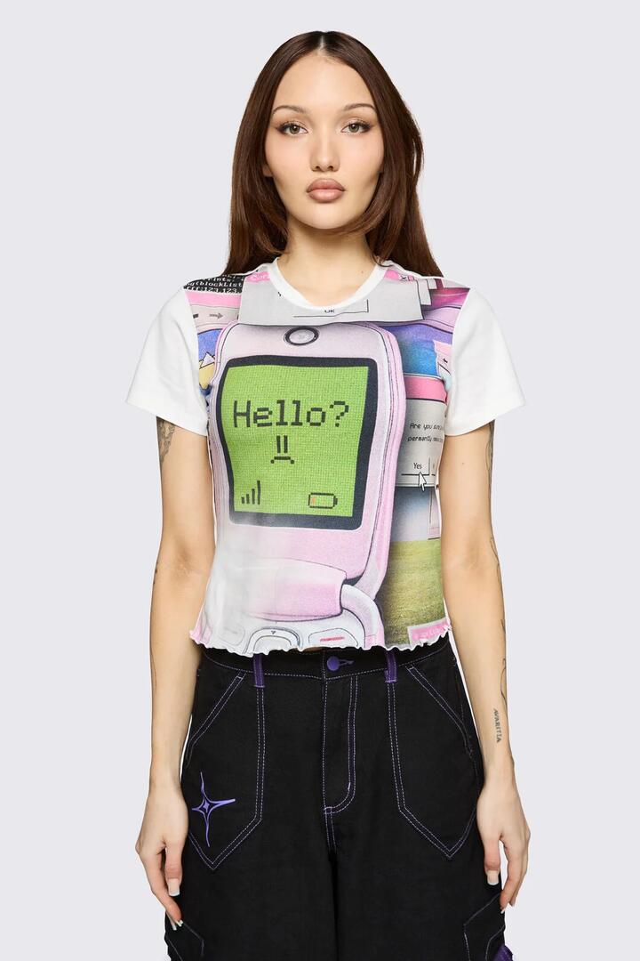 Image of T-Shirts. Product name - Bang Bang Low Fi Tee in Multi colour by brand - Black Friday