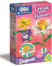 Image of Toys. Product name - Clementoni Create Your Own Flowers Daffodil in colour by brand - Toymate
