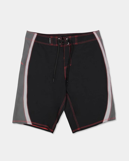 Image of Swimwear. Product name - Quiksilver Mens Revival 23" Boardshorts Black in Black colour by brand - Quiksilver