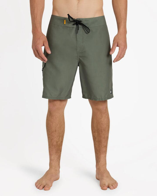 Image of Swimwear. Product name - Quiksilver Mens Big Country 2 19" Boardshorts Dusty Olive in Dusty Olive colour by brand - Quiksilver