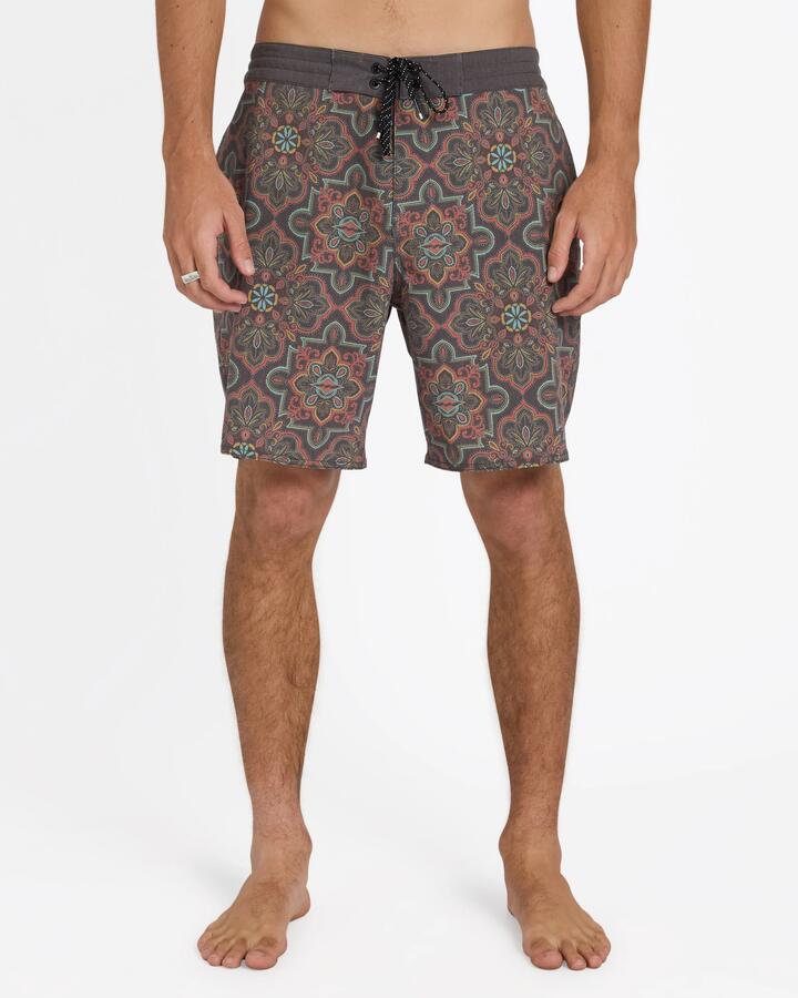 Image of Swimwear. Product name - Billabong Mens Good Times Lt 17.5" Boardshorts Slate Black in Slate Black colour by brand - Billabong