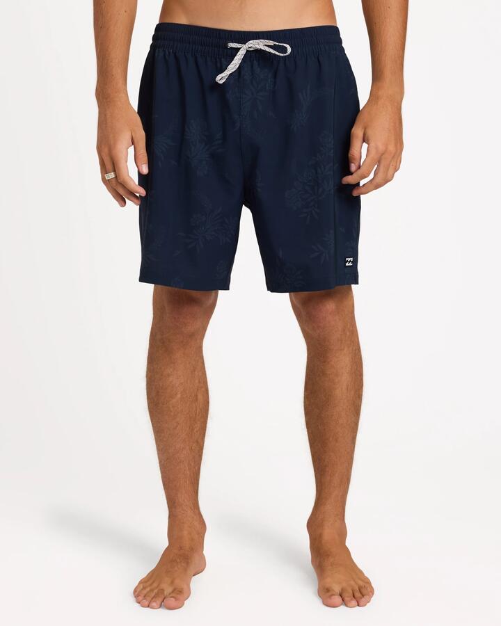 Image of Swimwear. Product name - Billabong Mens Good Times Layback 16" Boardshorts True Navy in True Navy colour by brand - Billabong