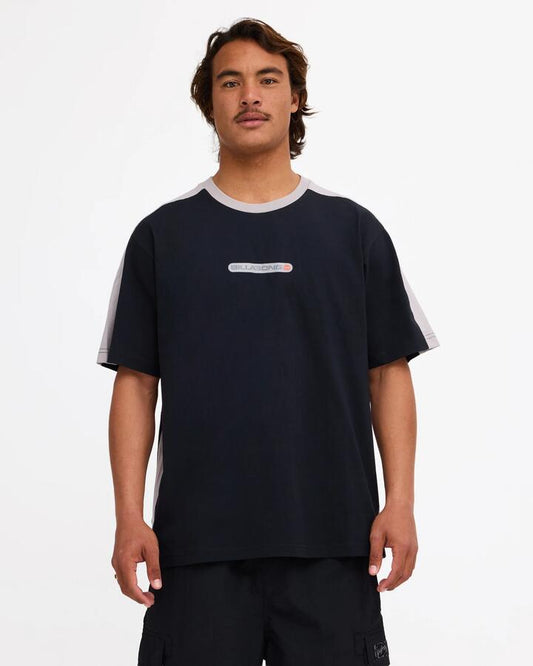 Image of T-Shirts. Product name - Billabong Mens Spec Iconic T-Shirt Black in Black colour by brand - Billabong
