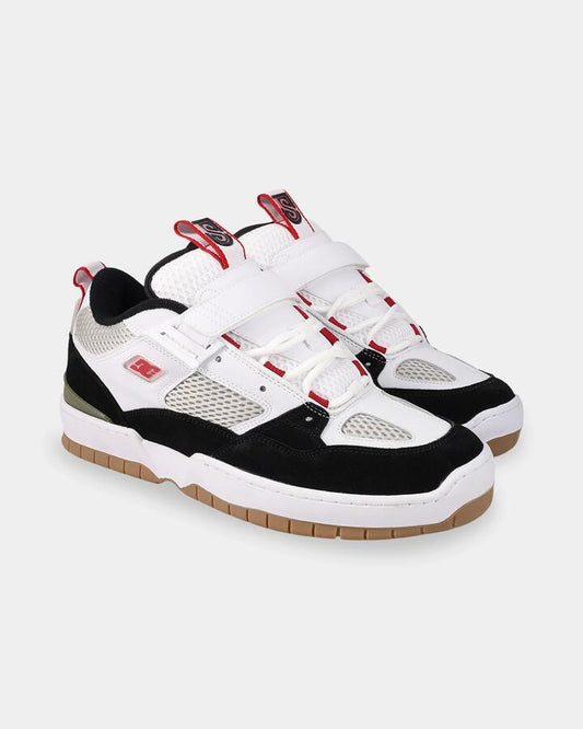 Image of Sneakers. Product name - DC Shoes Mens Js 1 Sneakers Black/White/Red in Black/White/Red colour by brand - DC Shoes