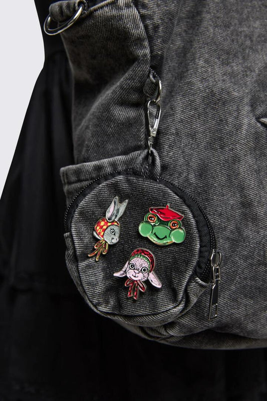 Image of Jewelry. Product name - Bonnet Cutie Pin Set in Multi colour by brand - Dangerfield