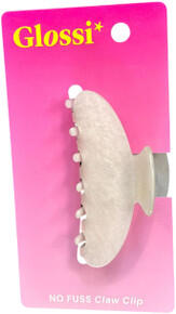 Image of Toys. Product name - Glossi No Fuss Claw Clip White in colour by brand - Toymate
