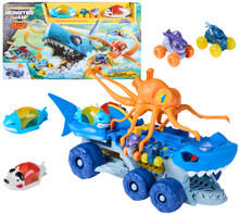 Image of Toy Playsets. Product name - Monster Jam Mini Jams Megalodon Squid Takedown in colour by brand - Toymate
