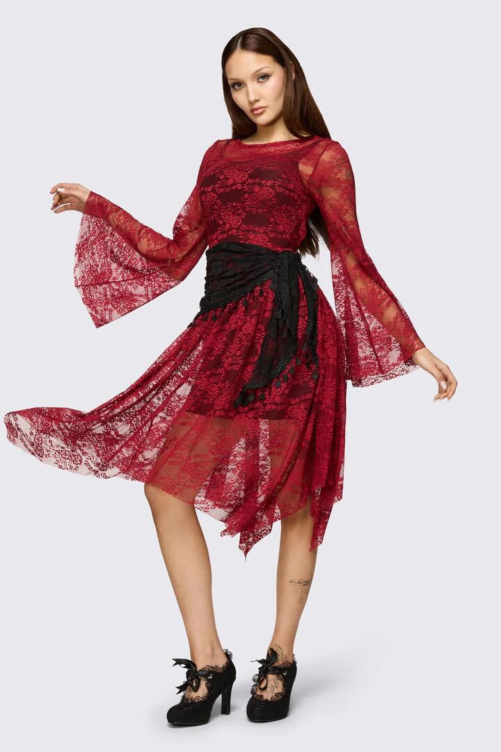 Image of Scarves & Shawls. Product name - Floral Lace Scarf Shawl in Black colour by brand - Black Friday