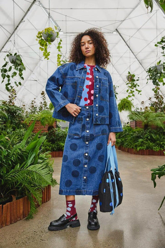 Image of Bags. Product name - On The Dot Carry All Tote in Print colour by brand - Gorman
