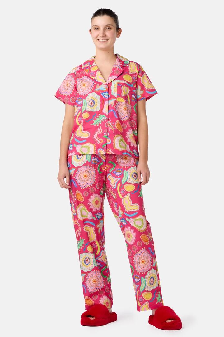 Image of Sleepwear & Loungewear. Product name - Fantastical PJ Pants Set in Print colour by brand - Gorman