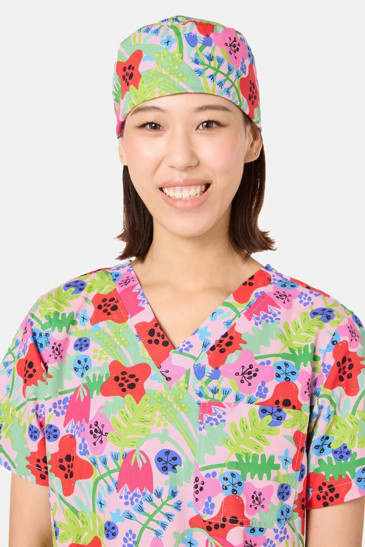 Image of Hats. Product name - Flower Field Scrub Hat in Multi colour by brand - Gorman