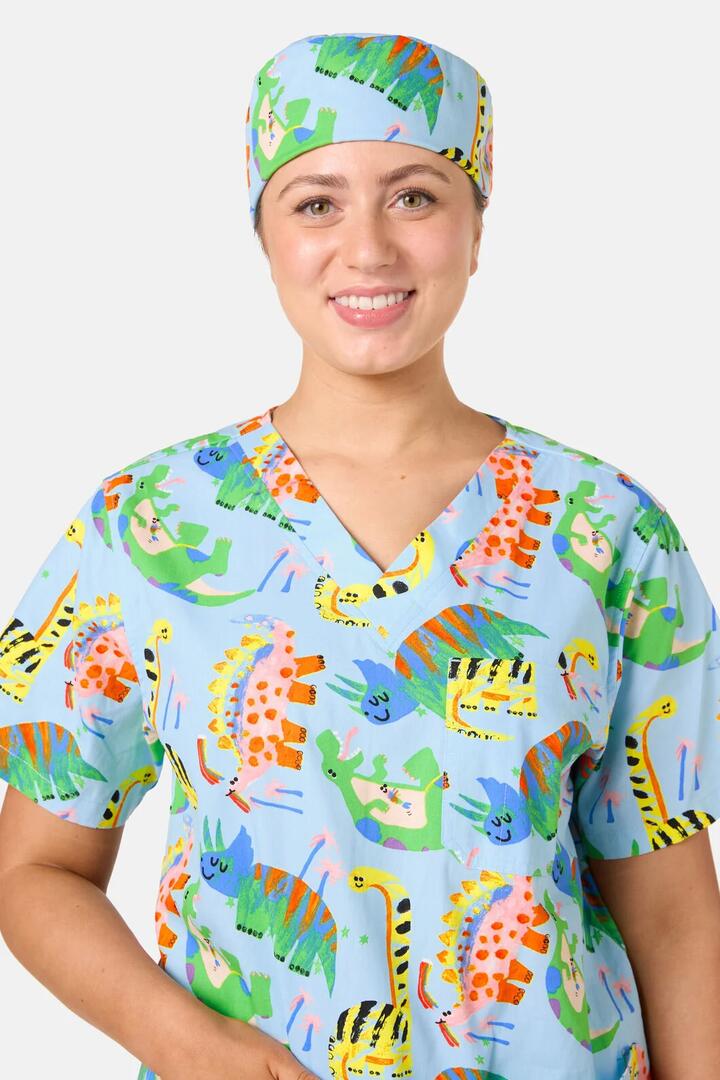 Image of Hats. Product name - Dinoland Scrub Hat in Light Blue colour by brand - Gorman