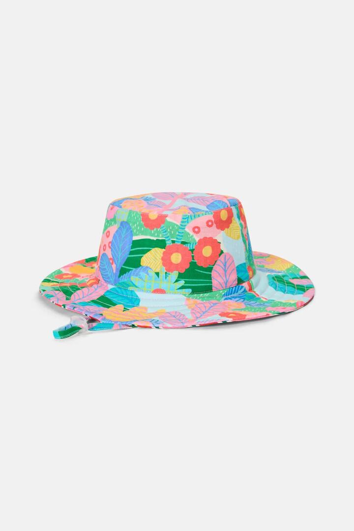 Image of Hats. Product name - Floral Pop Kids Hat in Multi colour by brand - Gorman