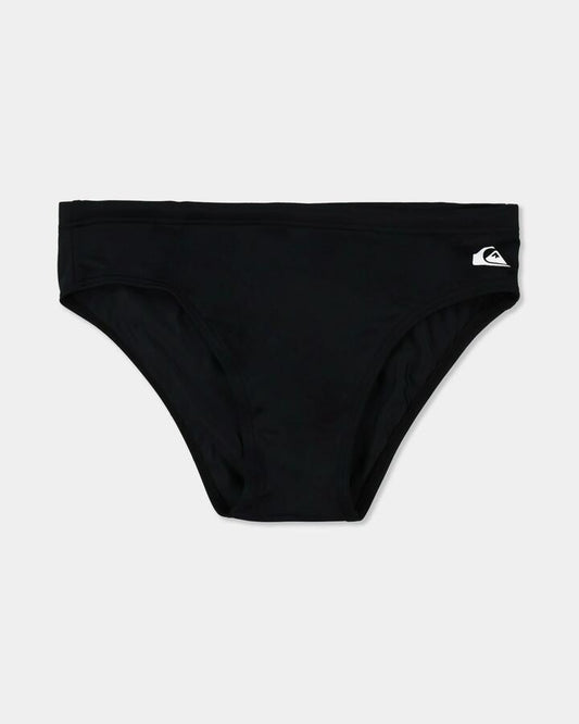 Image of Lingerie. Product name - Quiksilver Boys 8-16 Core Swim Brief Black in Black colour by brand - Quiksilver