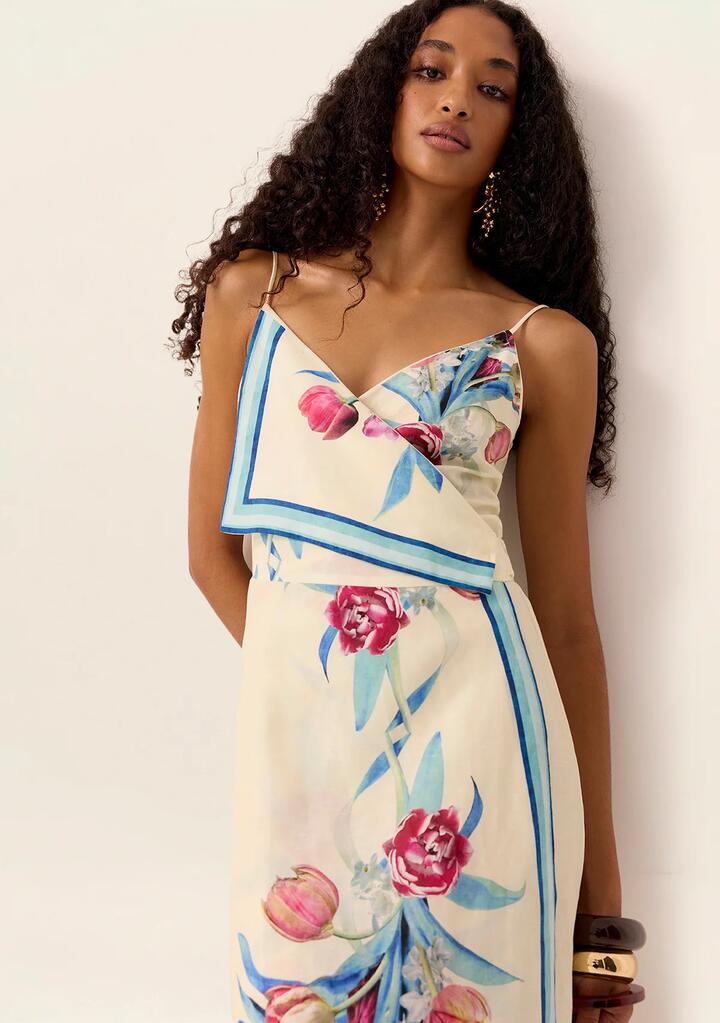 Image of Dresses. Productname: Tulip Wrap Dress in Print colour by brand - MOS The Label