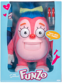 Image of Action Figures. Product name - The Simpsons Talking Funzo Doll in colour by brand - Toymate
