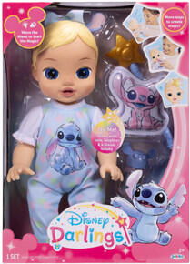 Image of Action Figures. Product name - Disney Darlings Deluxe Feature Stitch Doll in colour by brand - Toymate
