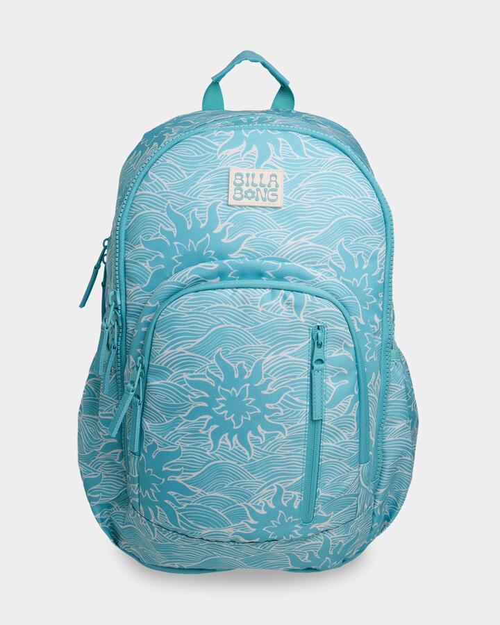 Image of Bags. Product name - Billabong Hazydays Roadie Backpack Misty Blue in Misty Blue colour by brand - Billabong