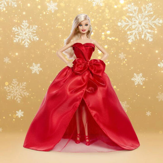 Image of Dolls. Product name - Barbie Signature 2026 Holiday Barbie Doll 1 in colour by brand - Barbie Signature