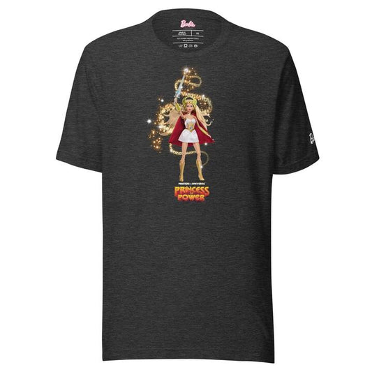 Image of T-Shirts. Product name - Barbie She-Ra Grey T-Shirt in colour by brand - Barbie Signature