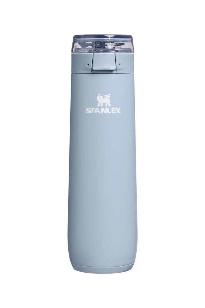 Image of Water Bottles. Product name - Flowstate Blue Dream Stone 591ml Spring Bottle in Blue colour by brand - Stanley
