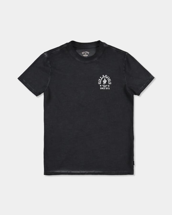 Image of T-Shirts. Product name - Billabong Boys 8-16 Big Wave Shaz T-Shirt Black in Black colour by brand - Billabong