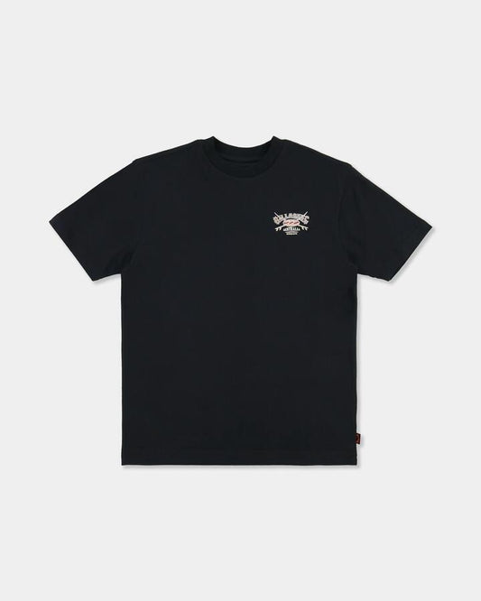 Image of T-Shirts. Product name - Billabong Boys 8-16 Boys Heritage Arch T-Shirt Black in Black colour by brand - Billabong