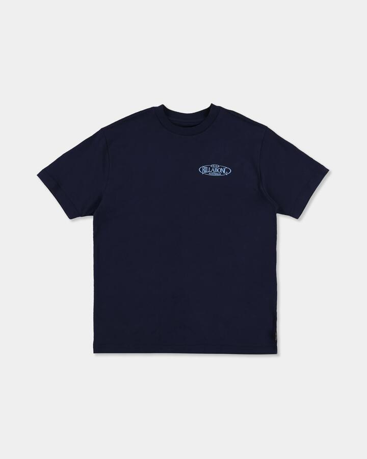 Image of T-Shirts. Product name - Billabong Boys 8-16 Boys Hollow Pill T-Shirt Blue Graphite in Blue Graphite colour by brand - Billabong