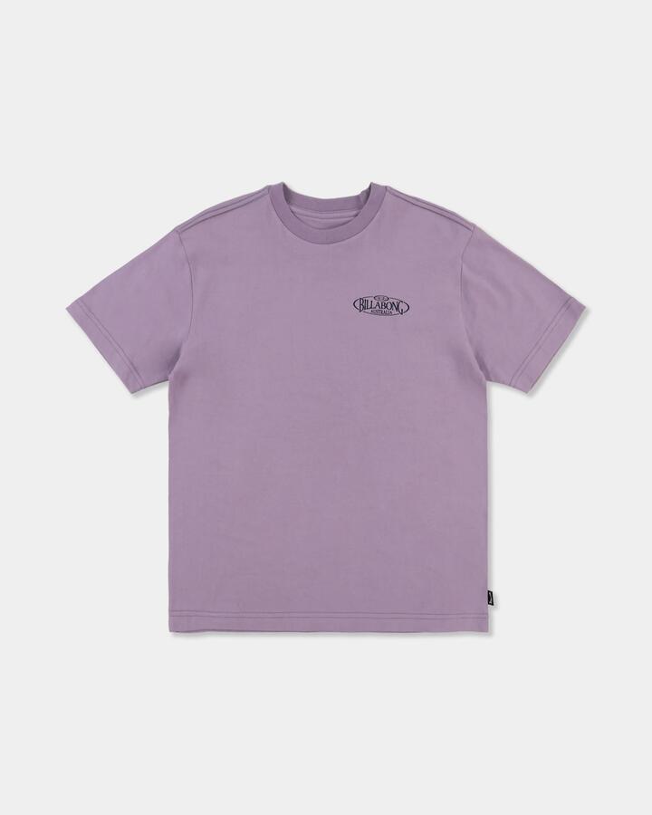 Image of T-Shirts. Product name - Billabong Boys 8-16 Boys Hollow Pill T-Shirt Purple Ash in Purple Ash colour by brand - Billabong