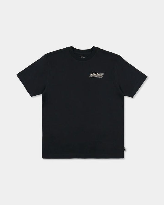 Image of T-Shirts. Product name - Billabong Boys 8-16 Boys Walled T-Shirt Black in Black colour by brand - Billabong