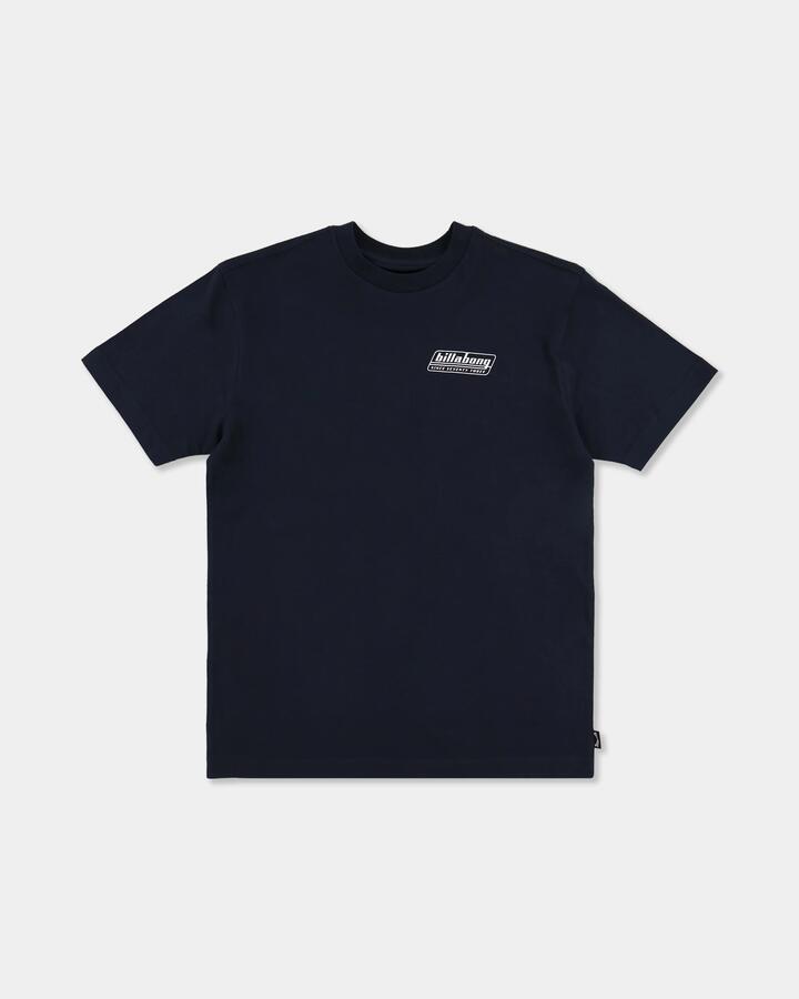 Image of T-Shirts. Product name - Billabong Boys 8-16 Boys Walled T-Shirt Navy in Navy colour by brand - Billabong