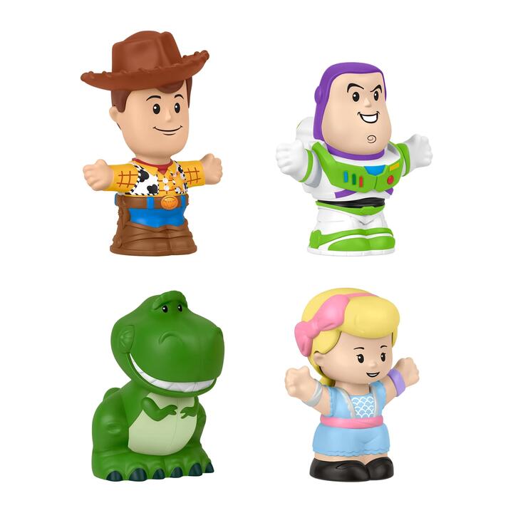 Image of Toys. Product name - Fisher-Price Little People Disney Pixar Toy Story Figure Pack for Toddlers & Kids, 4 Toys in colour by brand - Fisher-Price