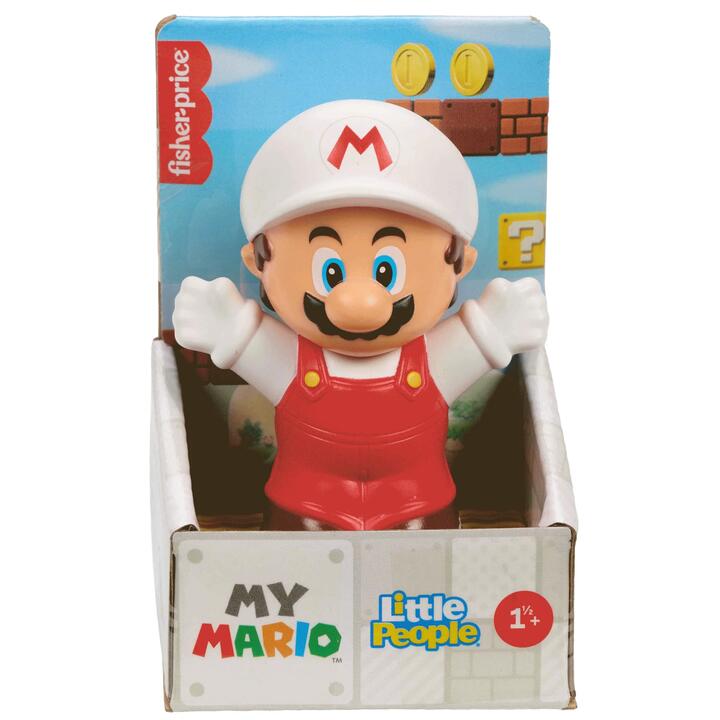 Image of Toys. Product name - Fisher-Price Little People My Mario Single Character Figure Collection, Styles May Vary in colour by brand - Fisher-Price