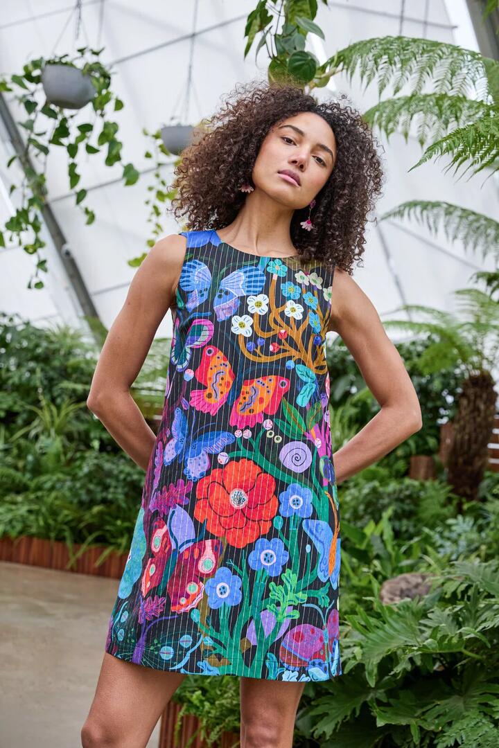 Image of Dresses. Product name - Mariposa Shift Dress in Print colour by brand - Gorman