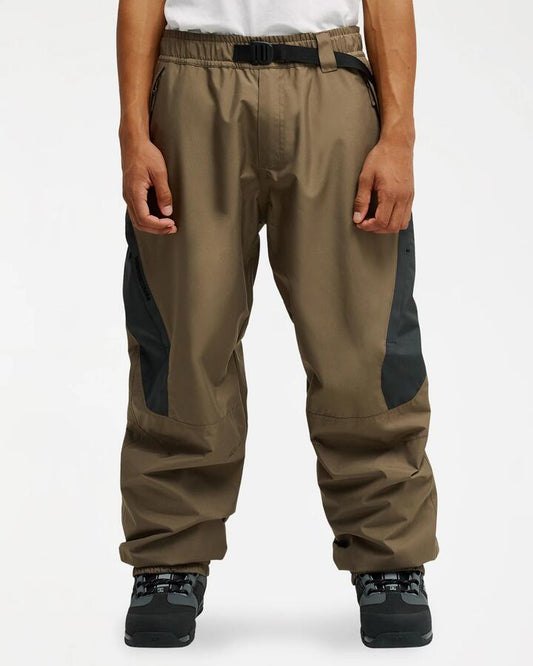 Image of Shoes. Product name - DC Shoes Mens Smoke 10K Snow Pants Morel in Morel colour by brand - DC Shoes