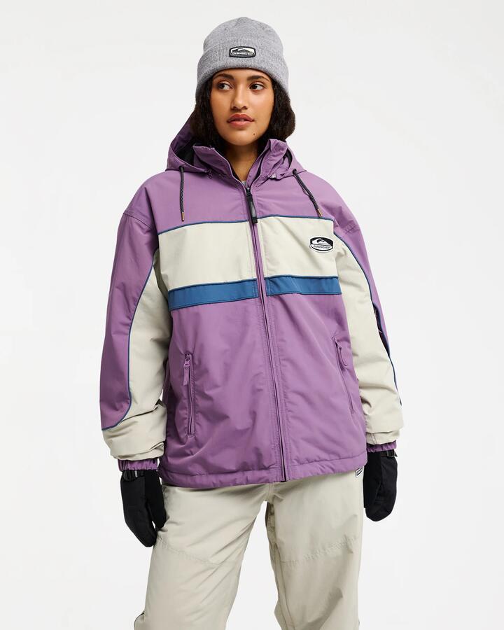 Image of Coats & Jackets. Product name - Quiksilver Womens Jasna 10K Snow Jacket Grape Jam in Grape Jam colour by brand - Quiksilver