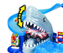 Image of Toy Playsets. Product name - Express Wheels Shark Attack Playset (Colour Change) in colour by brand - Toymate