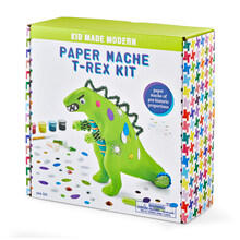 Image of Toys. Product name - Kid Made Modern Paint Your Own Paper Mache T-Rex in colour by brand - Toymate