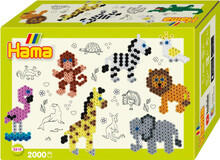 Image of Toys. Product name - Hama Gift Box Small Zoo Animals in colour by brand - Toymate