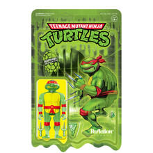 Image of Action Figures. Product name - Teenage Mutant Ninja Turtles ReAction Raphael (Mutagen Ooze) in colour by brand - Toymate