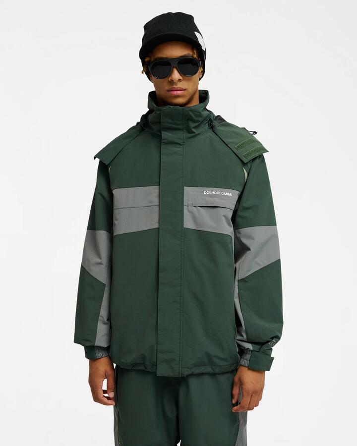 Image of Coats & Jackets. Product name - DC Shoes Mens Mt Lab 20K Snow Jacket Deep Forest in Deep Forest colour by brand - DC Shoes